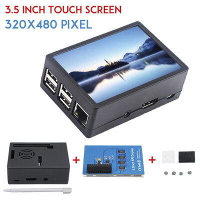 3.5'' 320*480 TFT Touch Screen LCD Display Case For Raspberry Pi A B A+ 2B 3B _z8