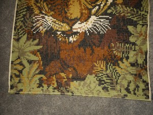 cheap store in USA Vintage Shillcraft Latch Hook Rug 