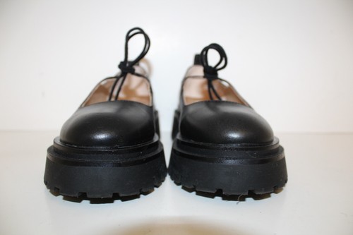 Steve Madden Landon Platform Mary Janes Black Leather Sz 8 M - Picture 7 of 14