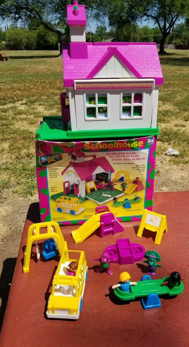 Vintage Playskool 1993 Barney and Friends Schoolhouse