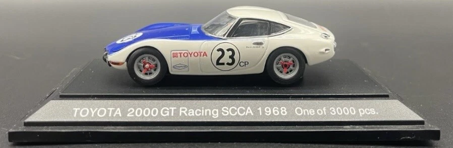 Toyota GT #23 Racing SCCA Ebbro 1/43 blanco/azul #44252 Foto 2 de 4