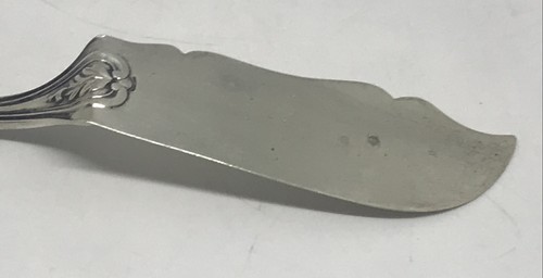 Coin Silver Butter Knife Spreader By Augustine Dunyon Portland ME c1840 Rare - Picture 10 of 10