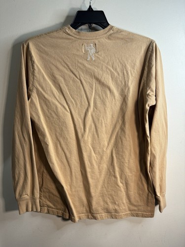 Billionaire Boys Club Arch Logo Long Sleeve Tee Size Small Beige VG Condition - Picture 3 of 9