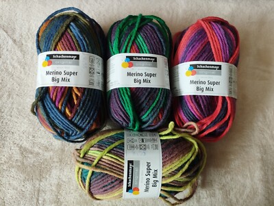 Merino Super Big Mix Color 4 Farben