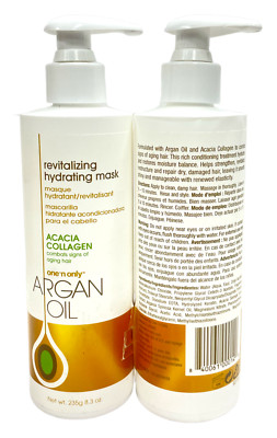 Argan Oil Revitalizing Hydrating Mask (235g/8.3oz) Lot Of 2, As Seen In Pics
