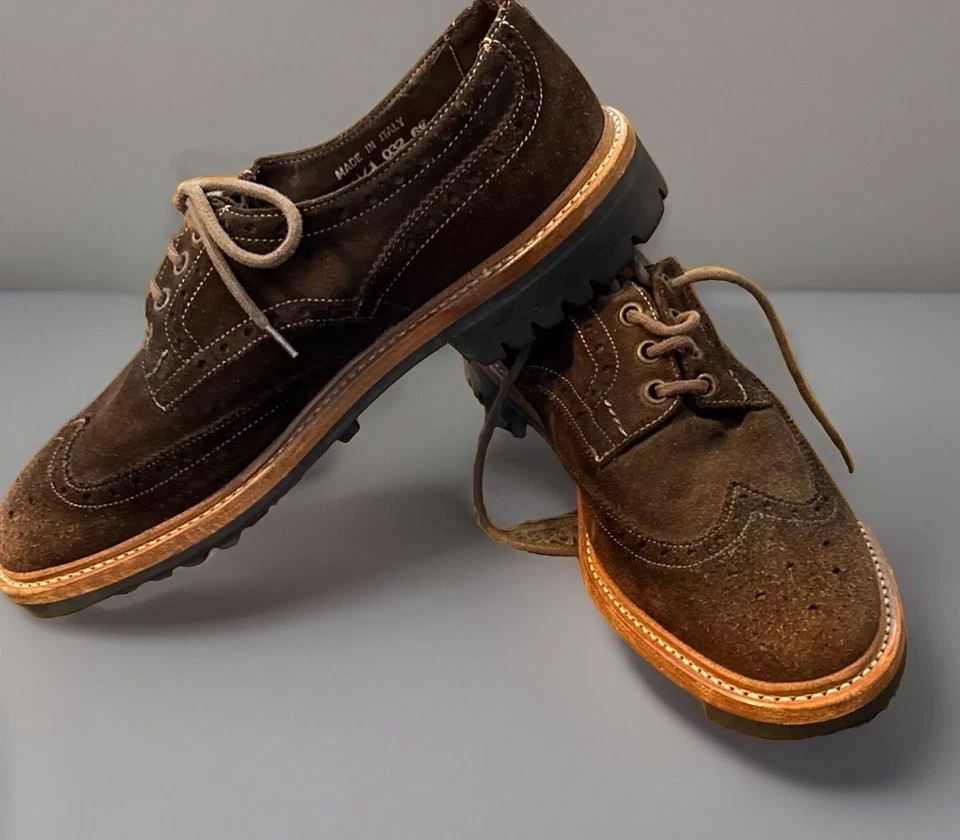 Oxford Paul Smith marrón punta de ala de gamuza, talla UK 6.5, US 7.5, EU 40.5 Foto 4 de 4