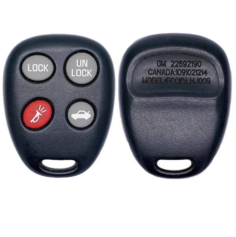 OEM Saturn L300 2001 mando a distancia sin llave FCC ID LHJ009 24401698 llave de entrada de coche fab Foto 2 de 4