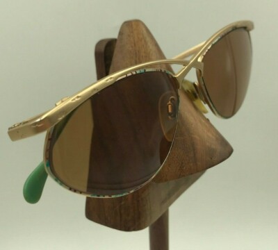 Vintage Atrio FMG 2308-197 Gold Metal Oval Cat Eye Sunglasses