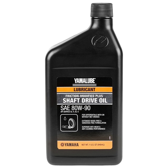 Yamaha Yamalube Lubricant Shaft Drive Oil SAE 80w 90 API Service Gl4