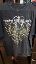 Necrophagist All Size Black Cotton T-shirt Gift For Fan 1side