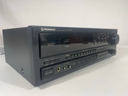 Pioneer SX-201 Vintage Stereo Receiver Graphic EQ AM/FM Works, Clean, Great Cond