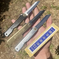 Petit Couteau Pliant Traditionnel Japonais higonokami Lame Tranchante poche edc