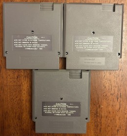 Lote de 3 juegos NES Nintendo - Tumbas y Tesoros - Totally Rad - Time Lord