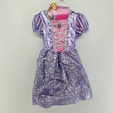 Disney Rapunzel Dress Girls 4-6X Purple Princess Costume Tangled Dress Up