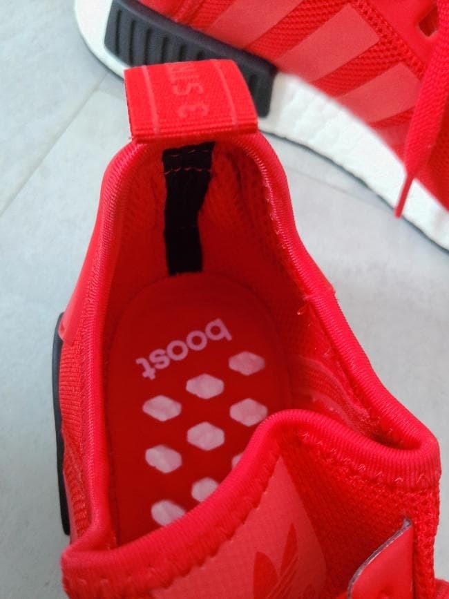 Adidas NMD_R1 Boost Sneakers US8.5 26.5cm Red BB1970 Mens thumbnail 9