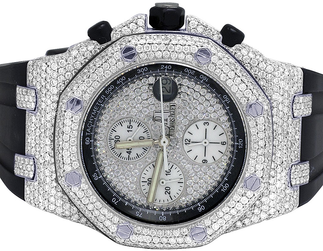 Audemars Piguet Rubber Strap Watch Mens Audemars Piguet Royal Oak