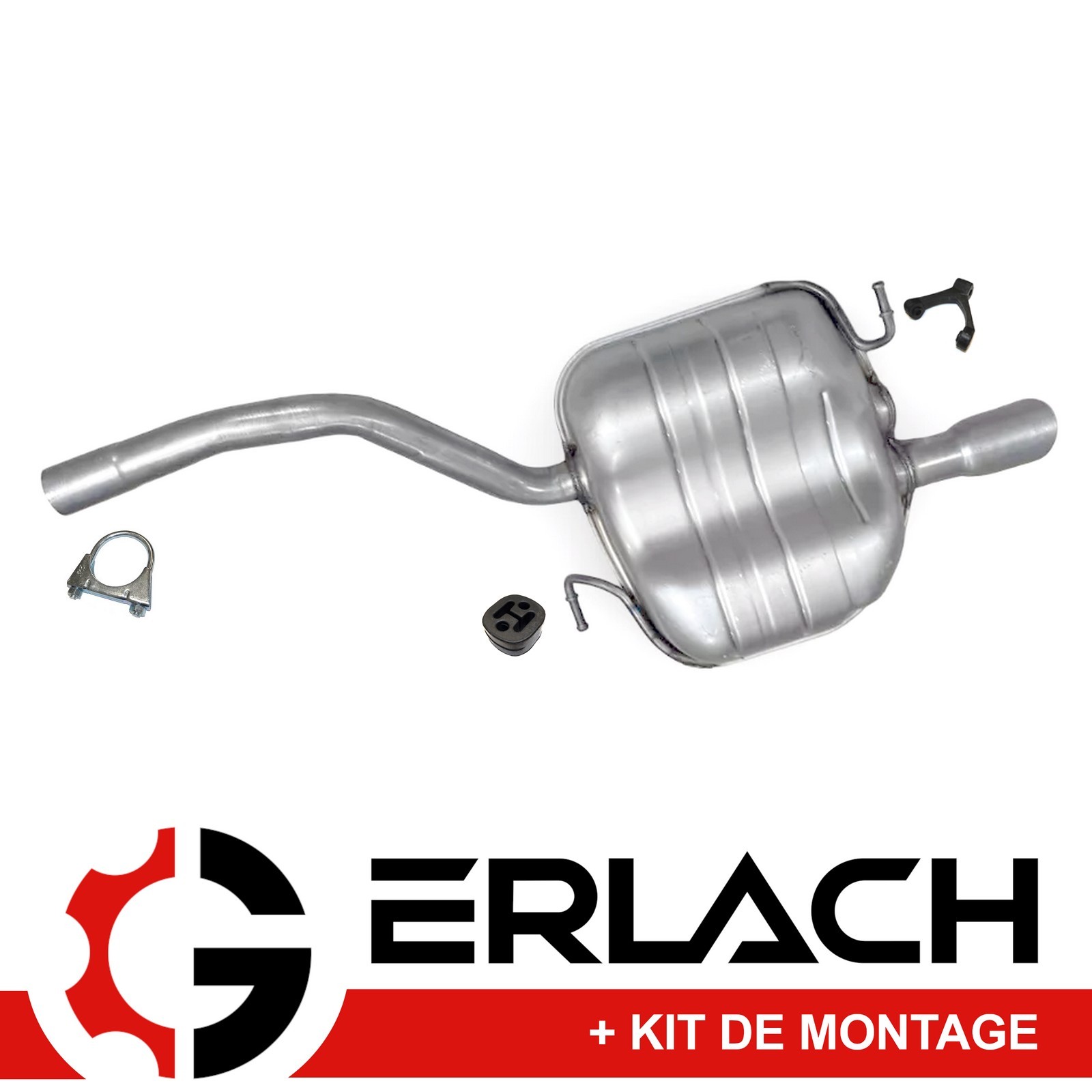 Silencieux arrière pour VW Passat 1.6 FSI pot d'échappement de remplacement 10006