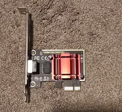 Realtek PCIe 2.5Gbps RJ-45 Wired Ethernet Network Card