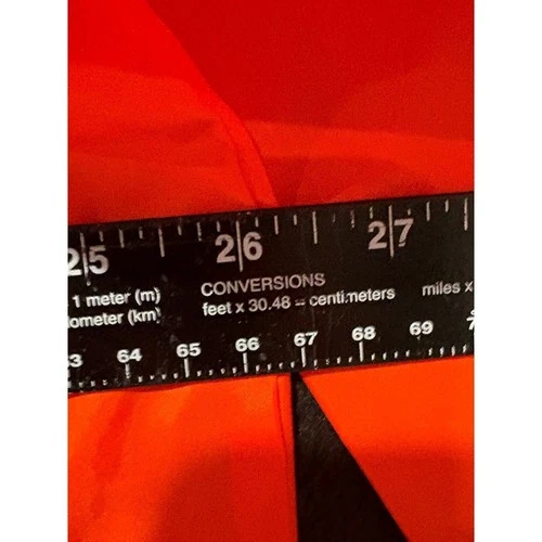 Hartwell Mens Jacket XL Orange Clemson Tigers Coaches Nylon Snap Logo Vintage image 5