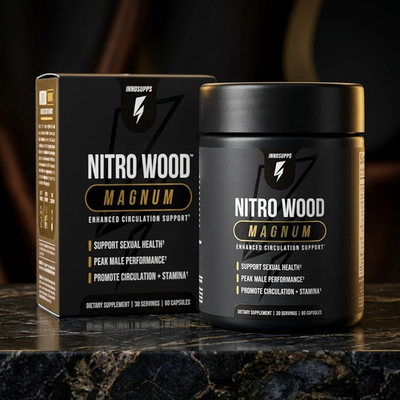 #ad InnoSupps Nitro Wood Magnum – Nitric Oxide Booster for Men $69.99