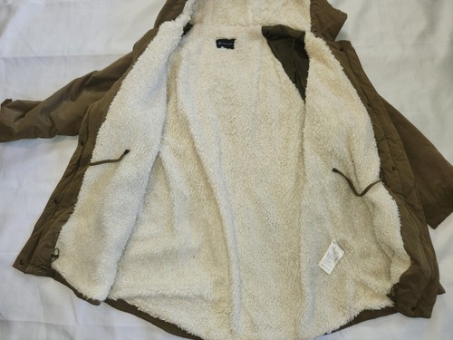 Vintage Arnaldo Bassini Size 100 /M Fleece Lined Parker Jacket With Hood - Picture 12 of 12