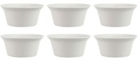 Villeroy & Boch Cellini Dessertschalen D. 12,5Cm 6Er Set Weiß Porzellan