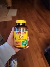 Nature Made Vitamin D3 2000 IU -400 Tablets Exp 11/27 Supports Bone-Teeth-Muscle