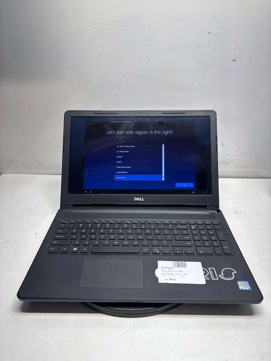 Dell Inspiron 15 3567 Windows 10 PC Laptops & Netbooks 1 TB SSD