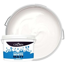 10L White Matt Emulsion Paint Interior Walls Ceilings Home Decor 3.02 per litre