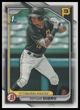 2024 Bowman Estuar Suero Prospects Pittsburgh Pirates