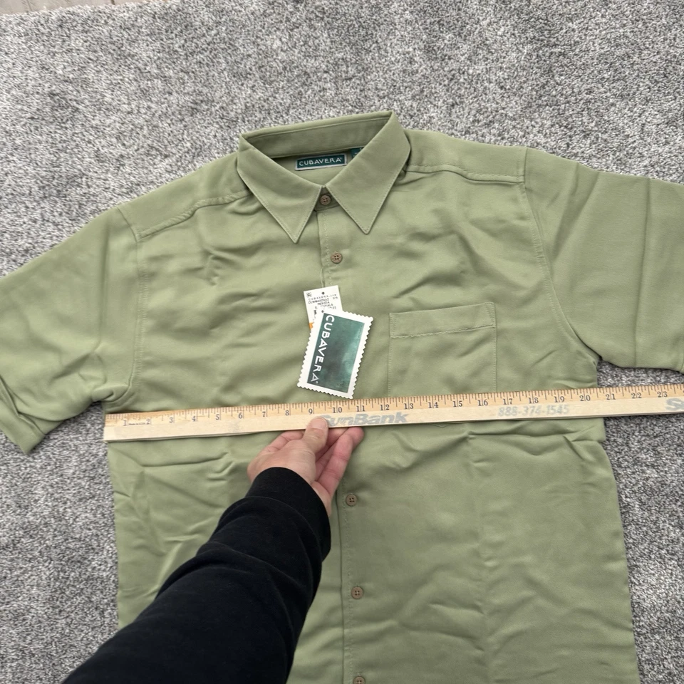 Top Cubavera Mujer Pequeño Preppy Oficina Carrera Y2K Años 90 De Colección Inspirado Abotonado Foto 3 de 4