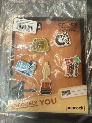 Crocs jibbitz charms pack The Office 5 Unused! Croccs Original!
