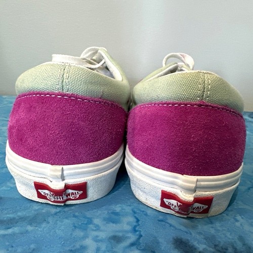 Vans Green and Pink Mens 9.5/ Women's 11 - Picture 3 of 7