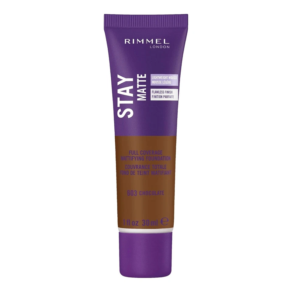 Rimmel London Stay матовый жидкий мусс, основа, без масла, 1 унц, выберите цвет - Изображение 3 из 4