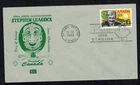 Canada #504, 1969 5¢ Stephen Leacock, Kolor Kover cachet FDC VF