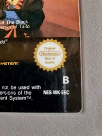 Wrath of the Black Manta Nintendo NES - Cartouche- Tr&egrave;s Bon &Eacute;tat - PAL B - Ninja