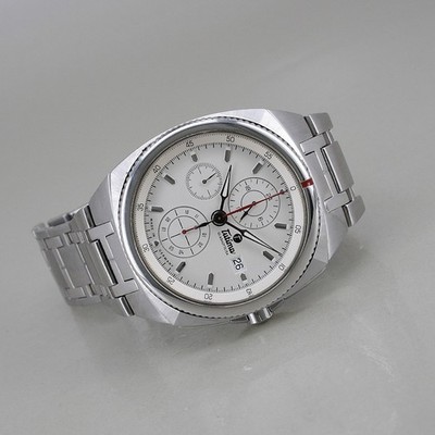 TUTIMA Saxon Once Chronograph Ref. 6420-04 Automatik Ø 43 mm, Edelstahl Full Set