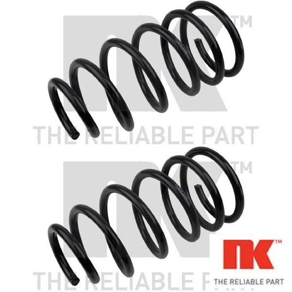 2X Fahrwerksfeder NK 543919 2 Federn Satz Federnsatz FüR Renault-image