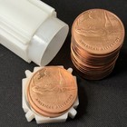 20x -  1 oz Copper Rounds .999 Fine American Alligator Wildlife Design TUBE LOT — photo 8