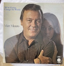 Matt Monro We're Gonna Change the World Vinyl LP. Capitol ST22546