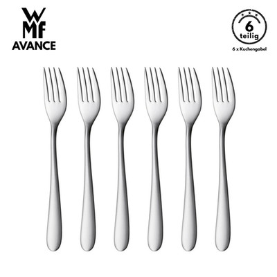 WMF Besteck Kuchengabel set AVANCE B-Ware 6tlg Dessertgabel Kuchen Gabel NEU SET