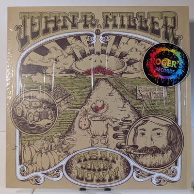 John R Miller - Heat Comes Down  Limited Blue Marble Vinyl LP - Still in Shrink