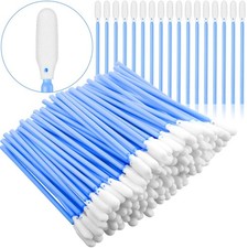 200 Pieces Foam Swab Cleaning Tips 200 Count Pack of 1 , Blue