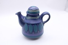 KMK Kupfermühle Viola Kaffeekanne Kanne mit Deckel Keramik Vintage H 18 cm