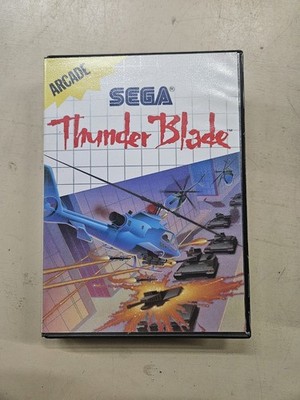 Thunder Blade (Sega Master System SMS, 1988) CIB Tested