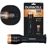 Duracell Aluminium Fokussierung Led-Taschenlampe 350 Lumen + 3 Aaa-Batterien Im