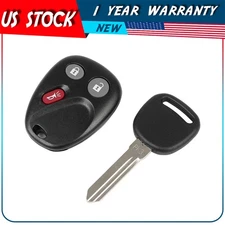Remote Car Fob + Key Fits Chevy Trailblazer GMC Envoy Buick Rainier MYT3X6898B