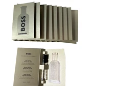 HUGO BOSS BOTTLED LOT OF 10  EAU DE PERFUM, TRAVEL SIZE 0.04 OZ EACH
