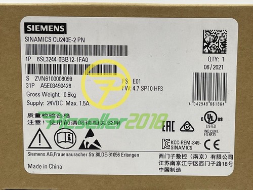 6SL3 244-0BB12-1FA0 NEW SIEMENS 6SL3244-0BB12-1FA0 G120 CONTROL UNIT CU240E-2 PN - Picture 2 of 4