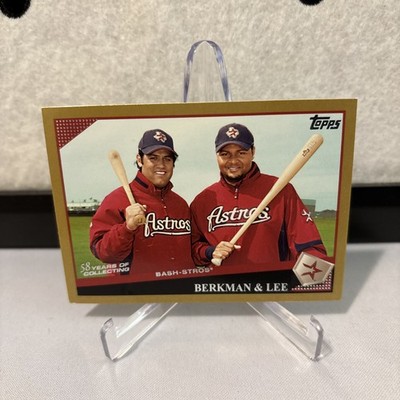 2009 Topps Classic Combos Bash-Stros Lance Berkman Carlos Lee Gold /2009 #61